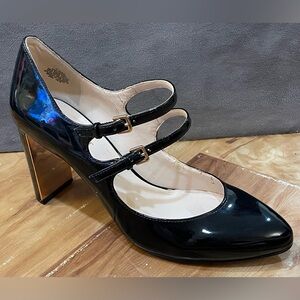 Nine West Black Patent Leather Heels